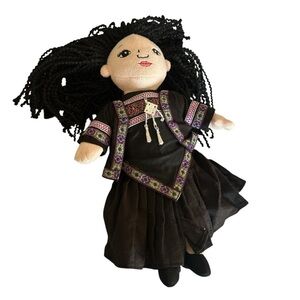 Hmong Handcrafted Doll with Black Dress